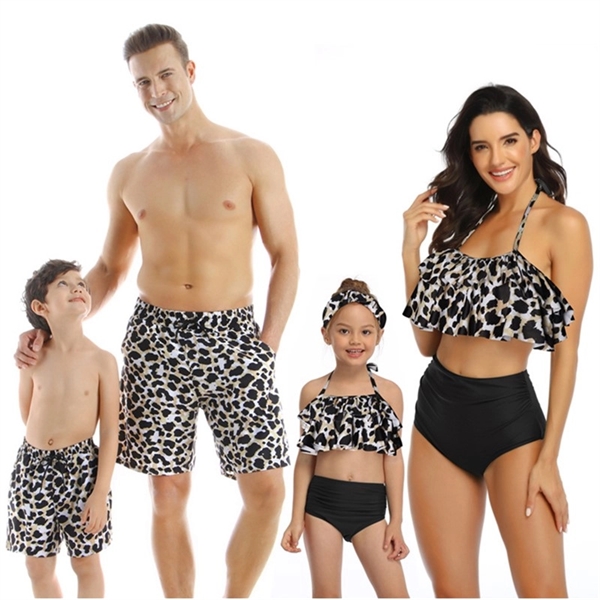 Customized various shapes of parent-child swimwear - Customized various shapes of parent-child swimwear - Image 4 of 4