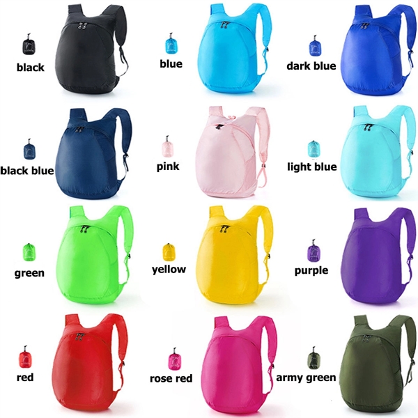 Lightweight Portable Foldable Backpack - Lightweight Portable Foldable Backpack - Image 1 of 5