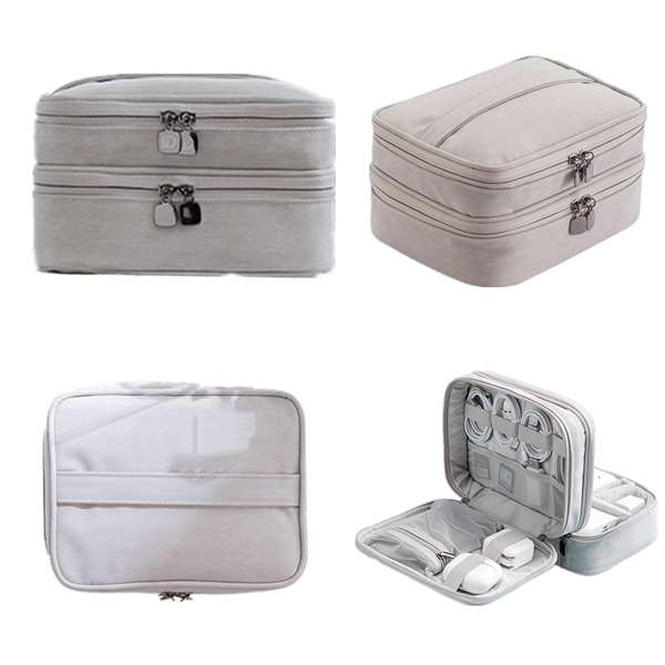 Electronic Accessories Travel Cord Organizer Carrying Bag - Electronic Accessories Travel Cord Organizer Carrying Bag - Image 1 of 5