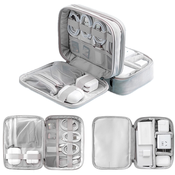Electronic Accessories Travel Cord Organizer Carrying Bag - Electronic Accessories Travel Cord Organizer Carrying Bag - Image 2 of 5