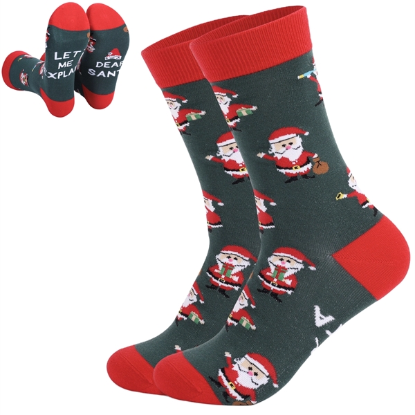 Classic Custom Cotton Crew Socks - Knit-In - Classic Custom Cotton Crew Socks - Knit-In - Image 1 of 3
