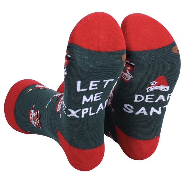 Classic Custom Cotton Crew Socks - Knit-In - Classic Custom Cotton Crew Socks - Knit-In - Image 2 of 3