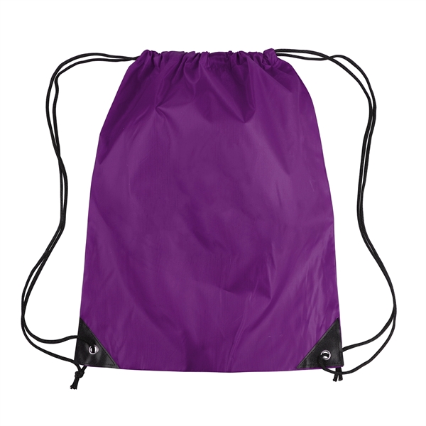 Polyester Drawstring Cinch Backpack - Polyester Drawstring Cinch Backpack - Image 2 of 20