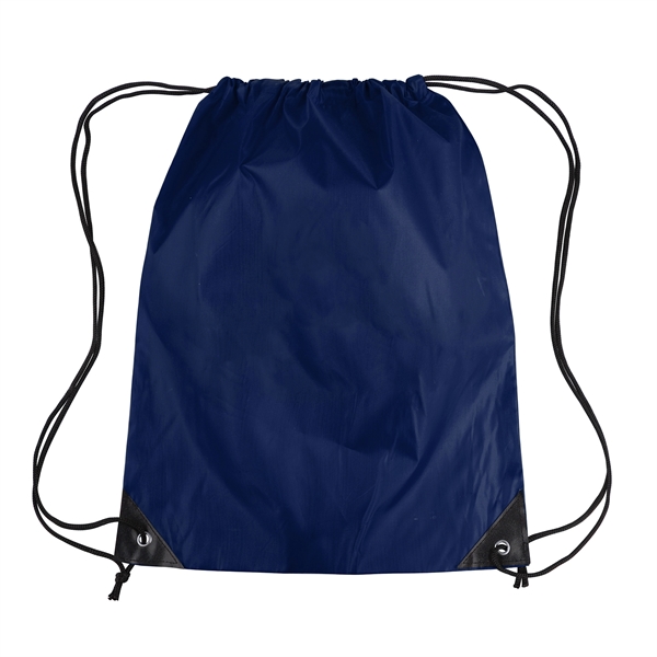 Polyester Drawstring Cinch Backpack - Polyester Drawstring Cinch Backpack - Image 4 of 20