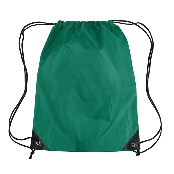 Polyester Drawstring Cinch Backpack - Polyester Drawstring Cinch Backpack - Image 8 of 20