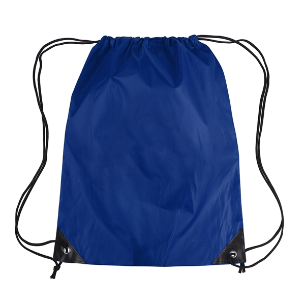 Polyester Drawstring Cinch Backpack - Polyester Drawstring Cinch Backpack - Image 9 of 20