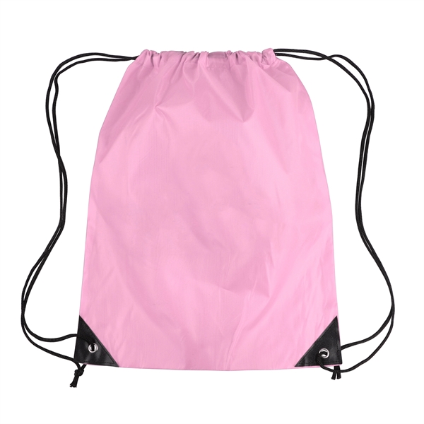 Polyester Drawstring Cinch Backpack - Polyester Drawstring Cinch Backpack - Image 13 of 20