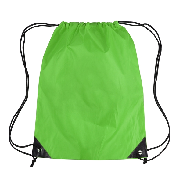 Polyester Drawstring Cinch Backpack - Polyester Drawstring Cinch Backpack - Image 14 of 20