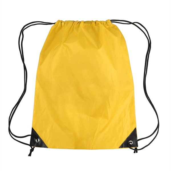 Polyester Drawstring Cinch Backpack - Polyester Drawstring Cinch Backpack - Image 17 of 20