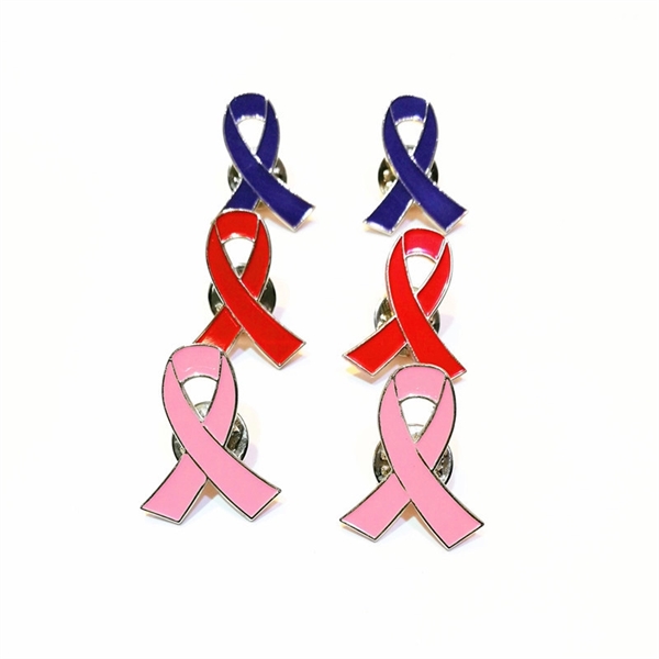Breast Cancer Awareness Pink Ribbon Pin - Breast Cancer Awareness Pink Ribbon Pin - Image 0 of 4