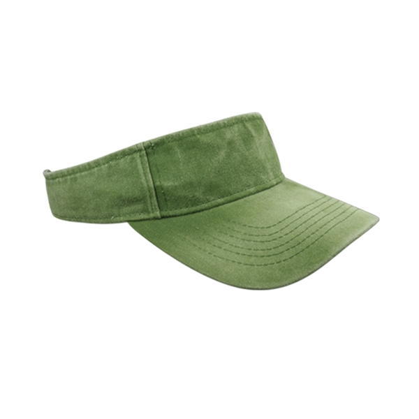 Pigment Dyed Washed Sun Visor - Pigment Dyed Washed Sun Visor - Image 3 of 9