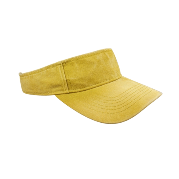 Pigment Dyed Washed Sun Visor - Pigment Dyed Washed Sun Visor - Image 5 of 9