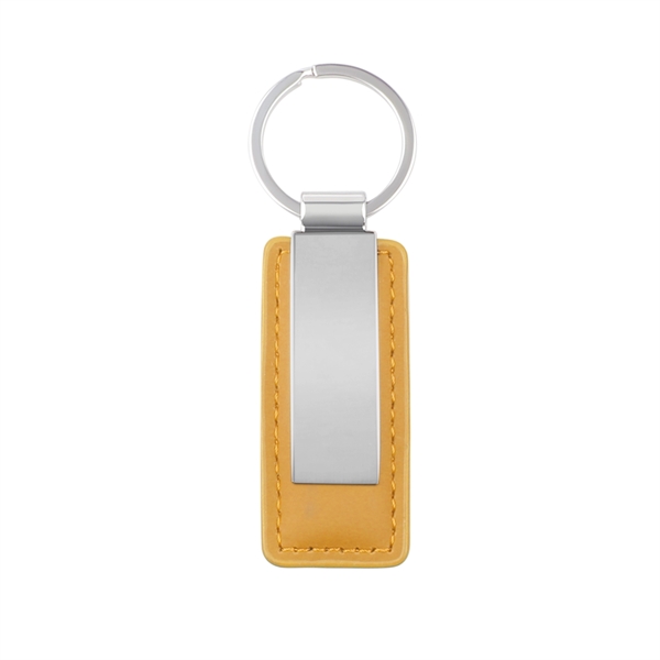 PU Leather Metal Key Tag - PU Leather Metal Key Tag - Image 2 of 7