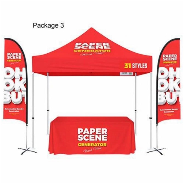 10'x10' Custom Tent Packages #3 - 10'x10' Custom Tent Packages #3 - Image 0 of 0