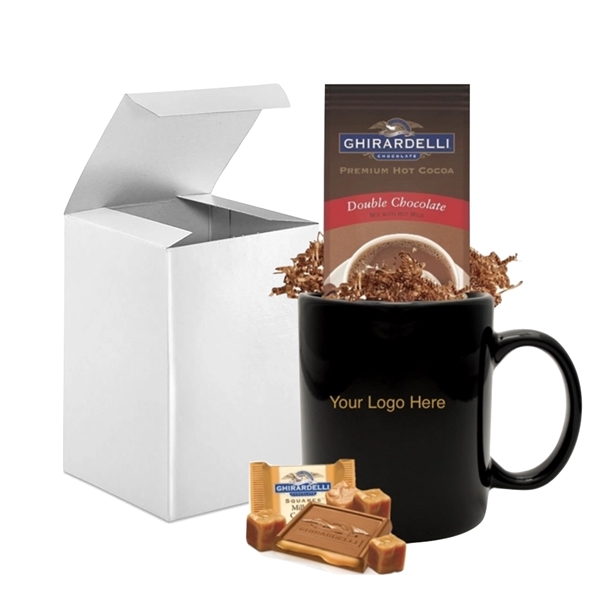 Boxed Ghirardelli Cocoa & Chocolate Mug - Boxed Ghirardelli Cocoa & Chocolate Mug - Image 0 of 3