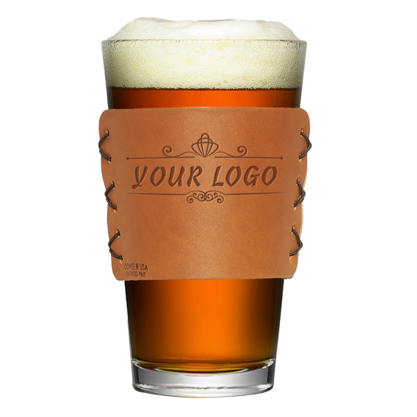 Leather Wrap Coffee and Multi Sleeve - Leather Wrap Coffee and Multi Sleeve - Image 2 of 11