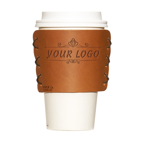 Leather Wrap Coffee and Multi Sleeve - Leather Wrap Coffee and Multi Sleeve - Image 3 of 11