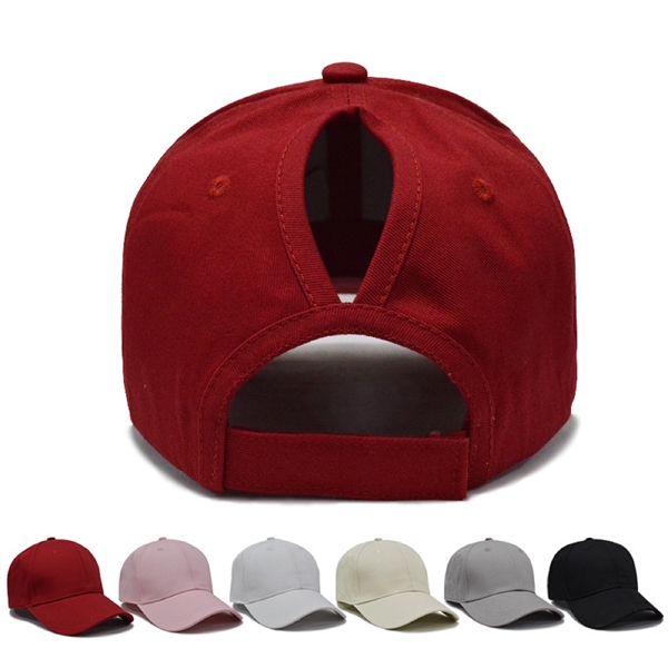 Cotton Horsetail Baseball Cap - Cotton Horsetail Baseball Cap - Image 1 of 10