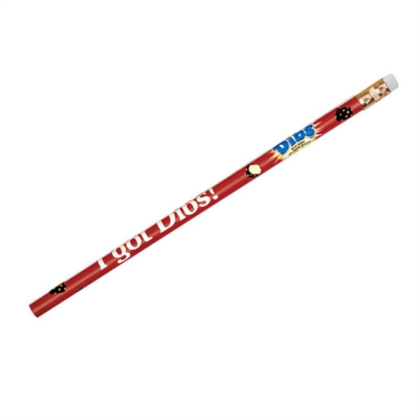 Thrifty Pencil With White Eraser, Full Color Digital