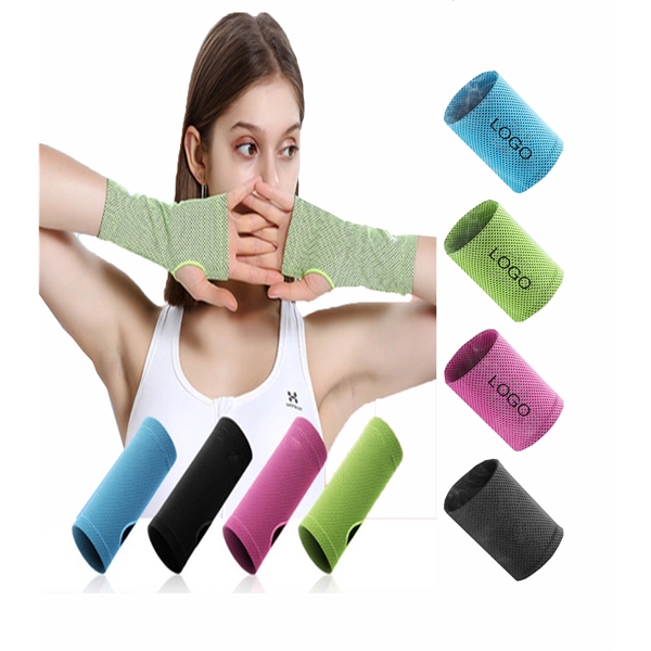 Sweat-absorbent and breathable ice silk sports wrist - Sweat-absorbent and breathable ice silk sports wrist - Image 0 of 3