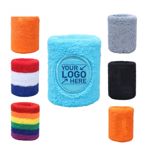 Sports cotton color sweat-absorbent wristband - Sports cotton color sweat-absorbent wristband - Image 0 of 2