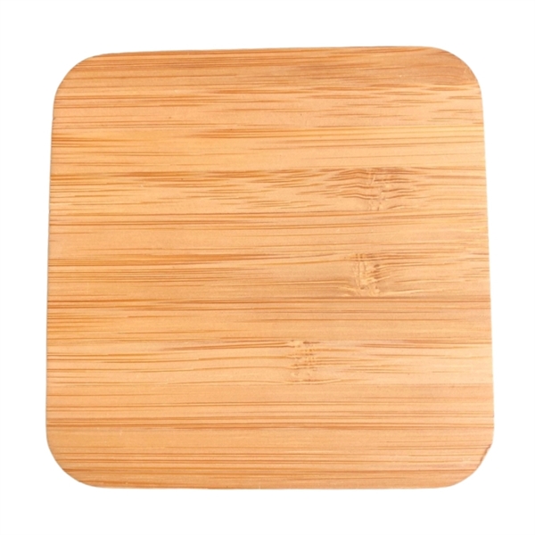 Bamboo Eco Qi Wireless Charger - Bamboo Eco Qi Wireless Charger - Image 3 of 4