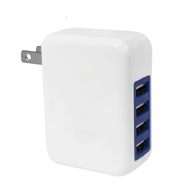Gigi Full-Color 4-Port Wall Charger - Gigi Full-Color 4-Port Wall Charger - Image 4 of 5