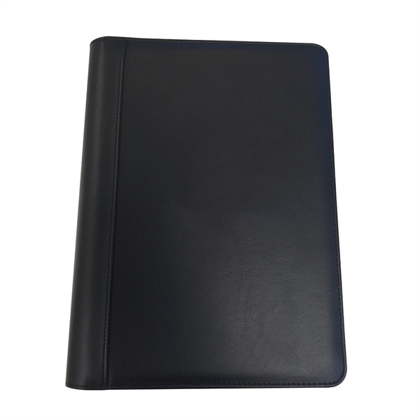 Author Premium Padfolio w/ 3 Ring Binders - Leatherette - Author Premium Padfolio w/ 3 Ring Binders - Leatherette - Image 2 of 4