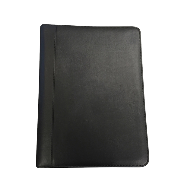 Author Premium Padfolio w/ 3 Ring Binders - Leatherette - Author Premium Padfolio w/ 3 Ring Binders - Leatherette - Image 3 of 4