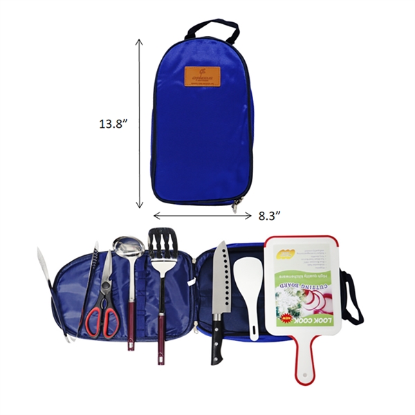 Camp Kitchen Cooking Utensil Set 7Pcs - Camp Kitchen Cooking Utensil Set 7Pcs - Image 2 of 3
