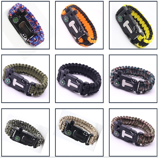 Paracord Survival Bracelet Outdoor - Paracord Survival Bracelet Outdoor - Image 4 of 4