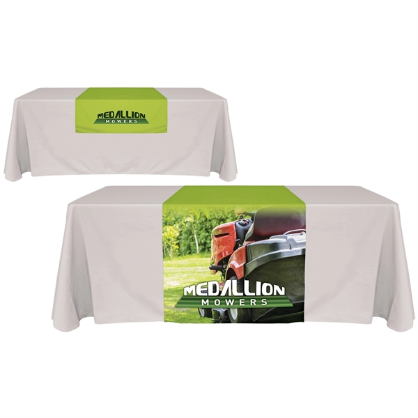 30" x 72" Knit Polyester Custom Table Runner - 30" x 72" Knit Polyester Custom Table Runner - Image 0 of 9