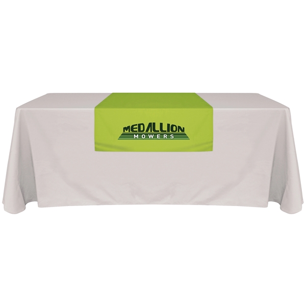 30" x 72" Knit Polyester Custom Table Runner - 30" x 72" Knit Polyester Custom Table Runner - Image 3 of 9