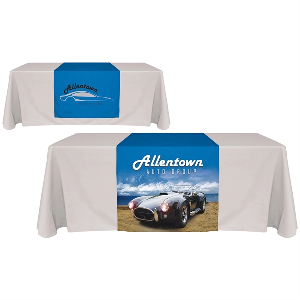 30" x 84" Knit Polyester Custom Table Runner - 30" x 84" Knit Polyester Custom Table Runner - Image 0 of 9