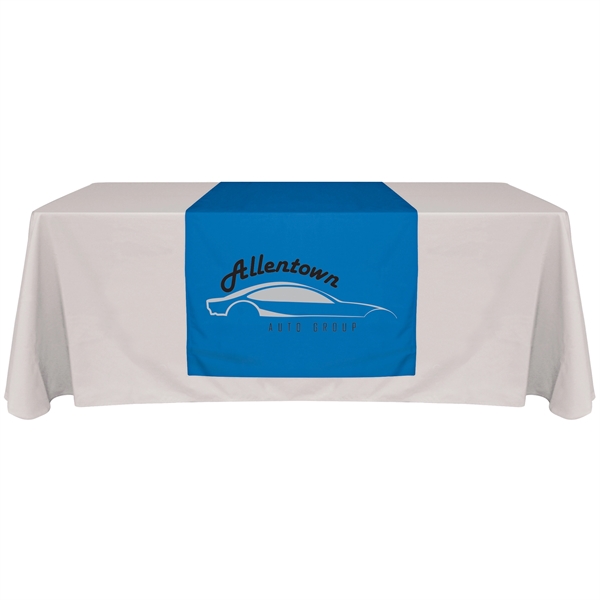 30" x 84" Knit Polyester Custom Table Runner - 30" x 84" Knit Polyester Custom Table Runner - Image 3 of 9