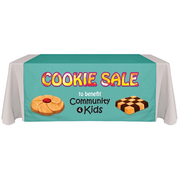 60 " x 60" Knit Polyester Custom Table Runner - 60 " x 60" Knit Polyester Custom Table Runner - Image 1 of 9