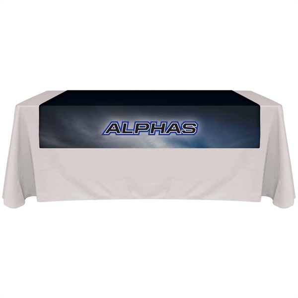 60" x 72" Knit Polyester Custom Table Runner - 60" x 72" Knit Polyester Custom Table Runner - Image 3 of 9