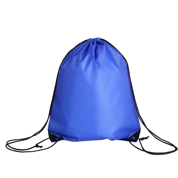 210D Polyester Drawstring Backpack - 210D Polyester Drawstring Backpack - Image 3 of 14