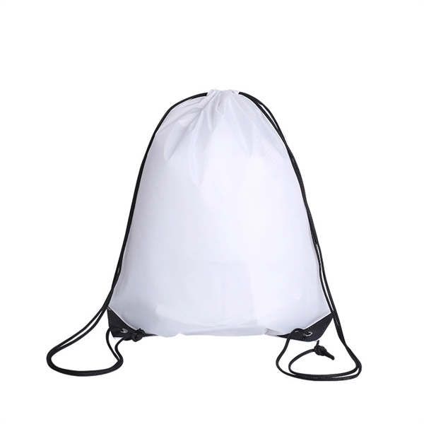 210D Polyester Drawstring Backpack - 210D Polyester Drawstring Backpack - Image 7 of 14