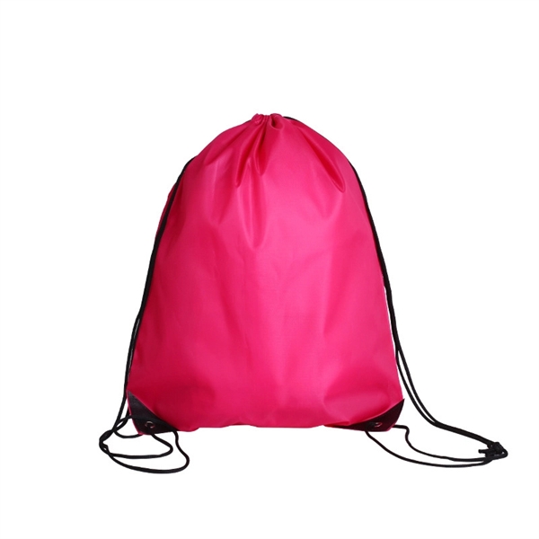 210D Polyester Drawstring Backpack - 210D Polyester Drawstring Backpack - Image 9 of 14