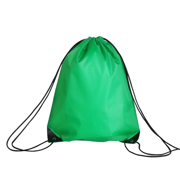 210D Polyester Drawstring Backpack - 210D Polyester Drawstring Backpack - Image 12 of 14