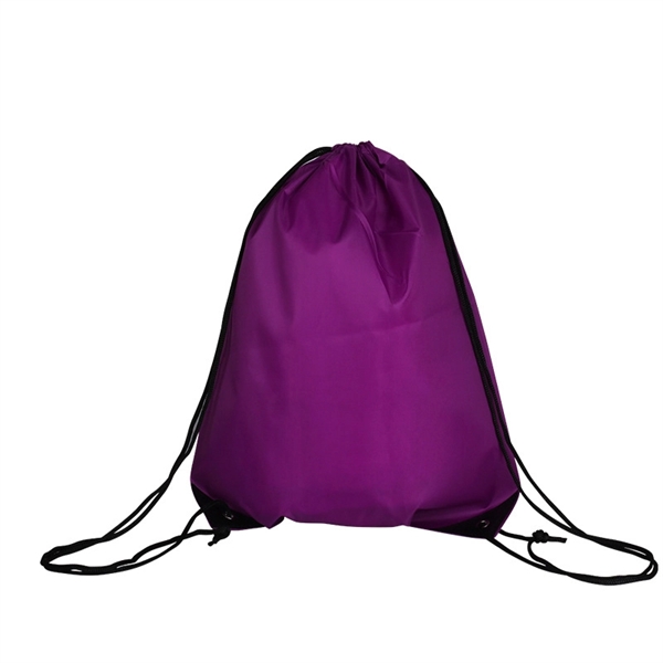 210D Polyester Drawstring Backpack - 210D Polyester Drawstring Backpack - Image 14 of 14