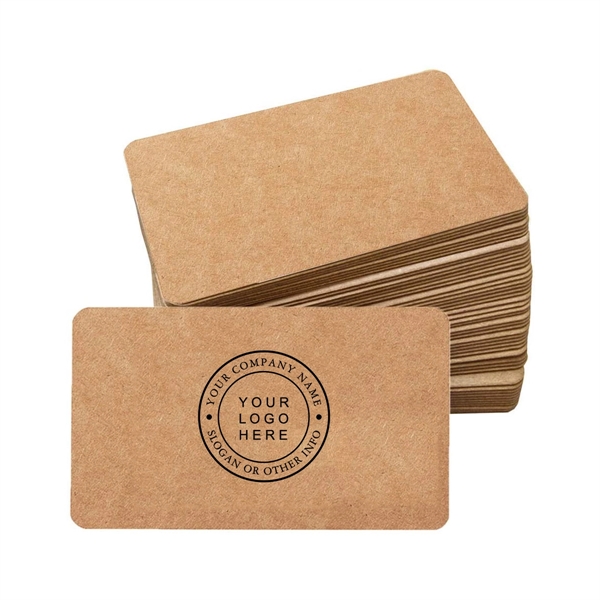 Kraft Paper Business Cards 3.5x2.1 inch - Kraft Paper Business Cards 3.5x2.1 inch - Image 0 of 4