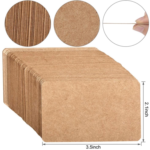 Kraft Paper Business Cards 3.5x2.1 inch - Kraft Paper Business Cards 3.5x2.1 inch - Image 3 of 4