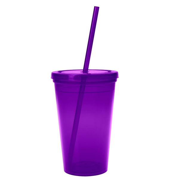 16 Oz. Sunsplash Double Wall Tumbler - 16 Oz. Sunsplash Double Wall Tumbler - Image 19 of 22