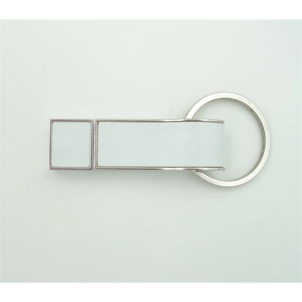 Leather Stick USB Flash Drive with Keyring - Leather Stick USB Flash Drive with Keyring - Image 1 of 1