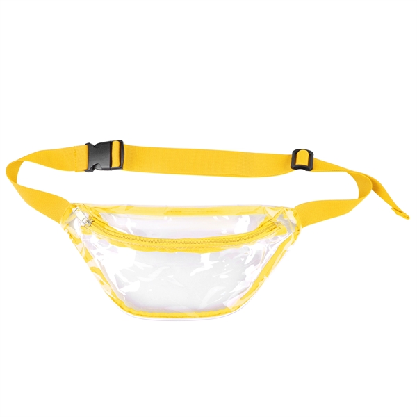 Stadium Approved Clear Fanny Pack W/ Zipper