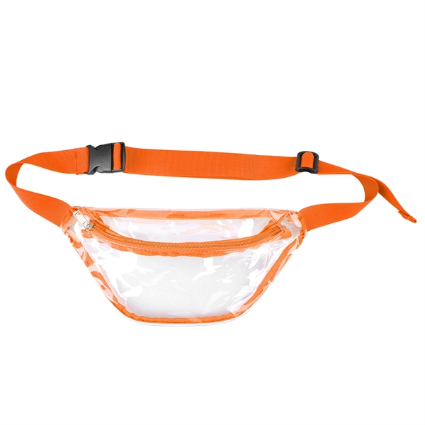 Stadium Approved Clear Fanny Pack W/ Zipper
