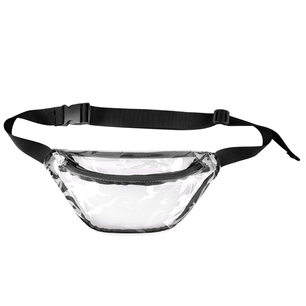 Stadium Approved Clear Fanny Pack W/ Zipper