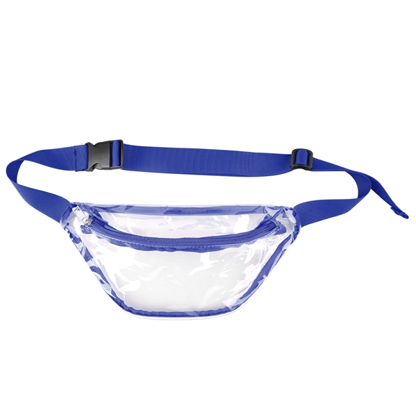 Stadium Approved Clear Fanny Pack W/ Zipper